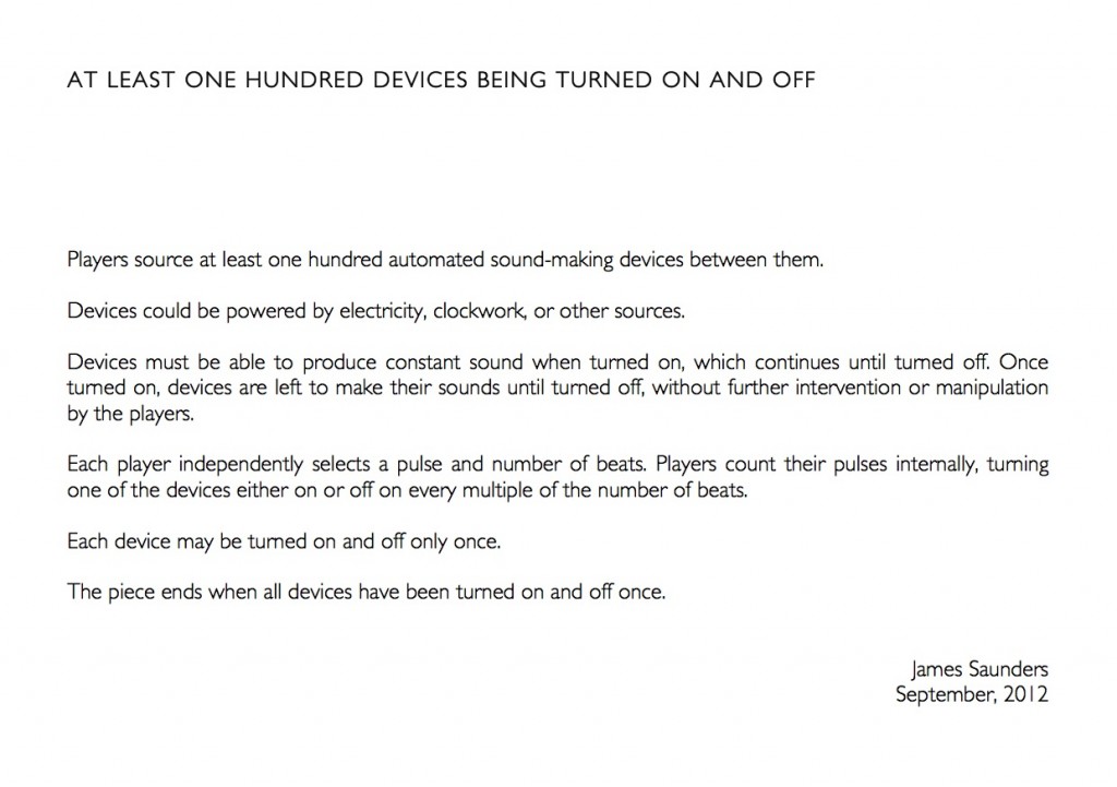 AT LEAST ONE HUNDRED DEVICES BEING TURNED ON AND OFF